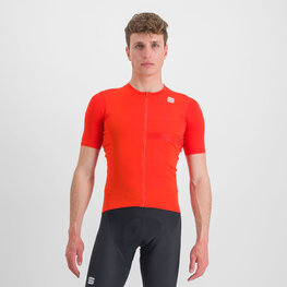 SPORTFUL Cycling short sleeve jersey - MATCHY - red