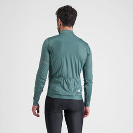 SPORTFUL Cycling winter long sleeve jersey - SUPERGIARA THERMAL - green