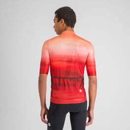 SPORTFUL Cycling short sleeve jersey - FLOW SUPERGIARA - red
