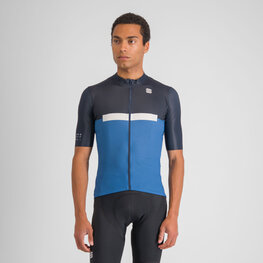 SPORTFUL Cycling short sleeve jersey - PISTA - blue