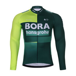 BONAVELO Cycling thermal jacket - BORA 2024 WINTER - green