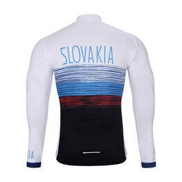 BONAVELO Cycling thermal jacket - SLOVAKIA WINTER - white/multicolour
