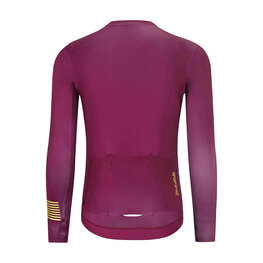 HOLOKOLO Cycling summer long sleeve jersey - VICTORIOUS GOLD ELITE - bordeaux