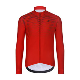 HOLOKOLO Cycling winter long sleeve jersey - STARLIGHT WINTER - red