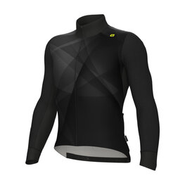 ALÉ Cycling winter long sleeve jersey - R-EV1 QUICK - black