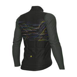 ALÉ Cycling winter long sleeve jersey - PR-E MEGABYTE - black