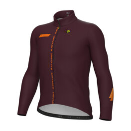 ALÉ Cycling winter long sleeve jersey - PR-E FOLLOW ME - purple