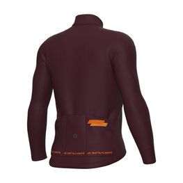 ALÉ Cycling winter long sleeve jersey - PR-E FOLLOW ME - purple