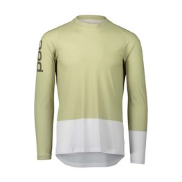 POC Cycling summer long sleeve jersey - MTB PURE - green/white